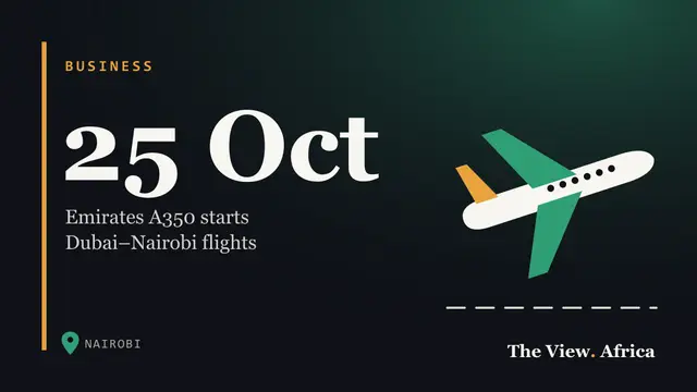 25 Oct: Emirates A350 starts Dubai–Nairobi flights